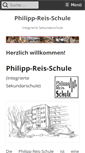 Mobile Screenshot of philipp-reis-oberschule.de